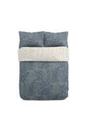 Harlequin 'Frescoes' Cotton Duvet Cover Set in Blue - Size: King - thumbnail 3