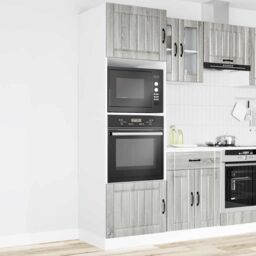 Berkfield Home Oven Cabinets 2 pcs Kalmar Grey Sonoma Engineered Wood - thumbnail 3