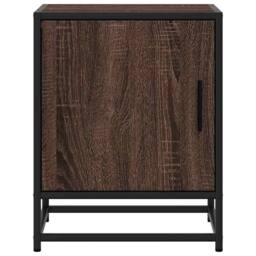 Berkfield Home Elegant Bedside Cabinets 2 pcs Brown Oak 40x31x50 cm Engineered W - Size: 40 x 31 x 50 cm - thumbnail 5