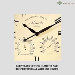 Marco Paul Large 40cm Copper Garden Indoor Outdoor Wall Clock - thumbnail 6