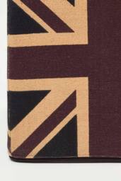 Homescapes Cotton Cube Pouffe Vintage Union Jack - thumbnail 4