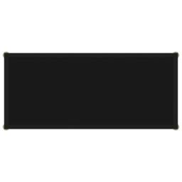 Berkfield Home Console Table Black 80x35x75 cm Tempered Glass - Size: 80 x 35 x 75 cm - thumbnail 4