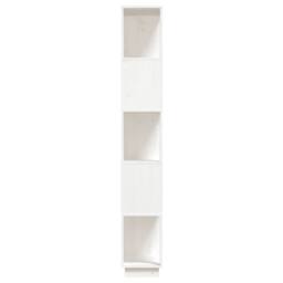 Berkfield Home Book Cabinet/Room Divider White 80x25x163.5 cm Solid Wood Pine - thumbnail 6