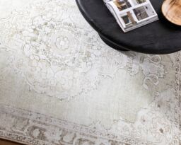Livabliss Our Pnw Home Rainier-Washable Grey Brown Green Traditional Vintage Living Rug in Light Brown - Size: 160 cm x 220 cm - thumbnail 7