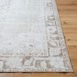 Livabliss Our Pnw Home Rainier-Washable Grey Brown Green Traditional Vintage Living Rug in Light Brown - Size: 160 cm x 220 cm - thumbnail 5