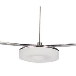 Netlighting Nimbus Pendant 5 Light 25W LED 3000K 2200lm Chrome Frosted Acrylic in Grey - thumbnail 6