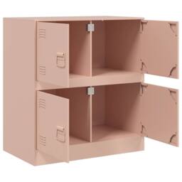 Berkfield Home Sideboard Pink 67x39x73 cm Steel - Size: 67 x 39 x 73 cm - thumbnail 7