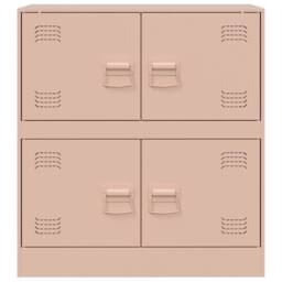 Berkfield Home Sideboard Pink 67x39x73 cm Steel - Size: 67 x 39 x 73 cm - thumbnail 6