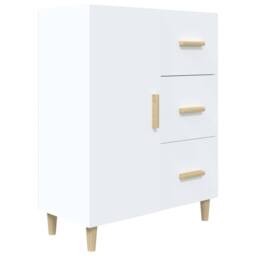 Berkfield Home Sideboard White 69.5x34x90 cm Engineered Wood - thumbnail 1