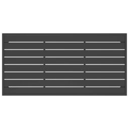 Berkfield Home Garden Coffee Table Anthracite 110x55x35cm Steel in Black - Size: 110 x 55 x 35 cm - thumbnail 5