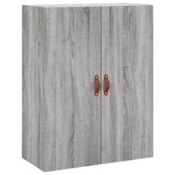 Berkfield Home Wall Mounted Cabinets 2 pcs Grey Sonoma 69.5x34x90 cm - thumbnail 5