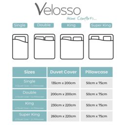 Velosso Tonal Stripe Duvet Cover & Pillowcase Set in Chocolate - Size: Double - thumbnail 2