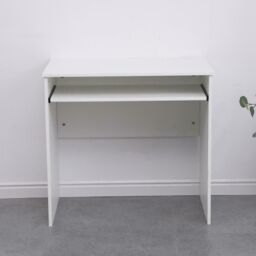 Home Source Computer Desk PC Laptop Table Home Office Study Workstation Gaming in White - thumbnail 4