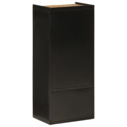 Berkfield Home Bathroom Cabinet 40x27x90 cm Iron & Solid Wood Mango - Size: 40 x 27 x 90 cm - thumbnail 5