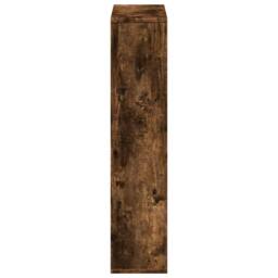 Berkfield Home Bookcase Smoked Oak 63x20x90 cm Engineered Wood in Brown - Size: 63 x 20 x 90 cm - thumbnail 6
