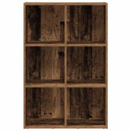 Berkfield Home Classic Book Cabinet/Sideboard Old Wood 66x30x98 cm Engineered Wood - Size: 66 x 30 x 98 cm - thumbnail 5