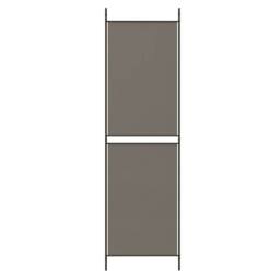 Berkfield Home 6-Panel Room Divider Anthracite 300x200 cm Fabric in Black - thumbnail 6