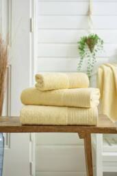 Deyongs Avelon Soft Touch Zerotwist 100% Cotton Towel in Lemon - thumbnail 1