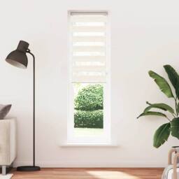 Berkfield Home Elegant Zebra Blind Marble Beige 55x200 cm Fabric Width 50.9 cm P - thumbnail 3