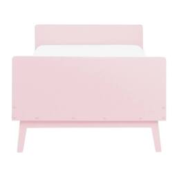 Wyld and Coco Pastel Pink Pine Single Bed 90 x 200 cm Slatted Base Scandinavian - thumbnail 4