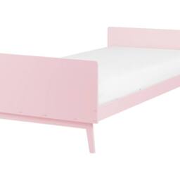 Wyld and Coco Pastel Pink Pine Single Bed 90 x 200 cm Slatted Base Scandinavian - thumbnail 2