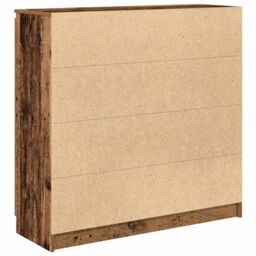 Berkfield Home Sideboard with Drawers Old Wood 100.5x35x98.5 cm Engineered Wood in Brown - thumbnail 8