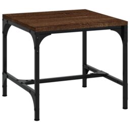 Berkfield Home Side Tables 2 pcs Brown Oak 40x40x35 cm Engineered Wood - Size: 40 x 40 x 35 cm - thumbnail 5