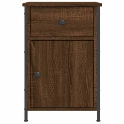 Berkfield Home Elegant Bedside Cabinets 2 pcs Brown Oak 40x42x60 cm Engineered Wood - Size: 40 x 42 x 60 cm - thumbnail 6