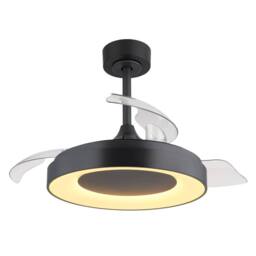 Netlighting Elina 3 Blade Ceiling Fan Grey 1x RGB LED Dimmable 2700 6500K Timer - thumbnail 5
