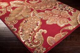 Livabliss Riley-Vintage Red Brown Green Traditional Boho Living Dining Bedroom Rug in Dark Red - Size: 80 cm x 220 cm - thumbnail 6