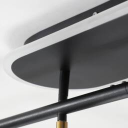 NIVOR 4-Light Dimmable LED Ceiling Track Lighting Rotatable Spotlig in Jet Black - thumbnail 8