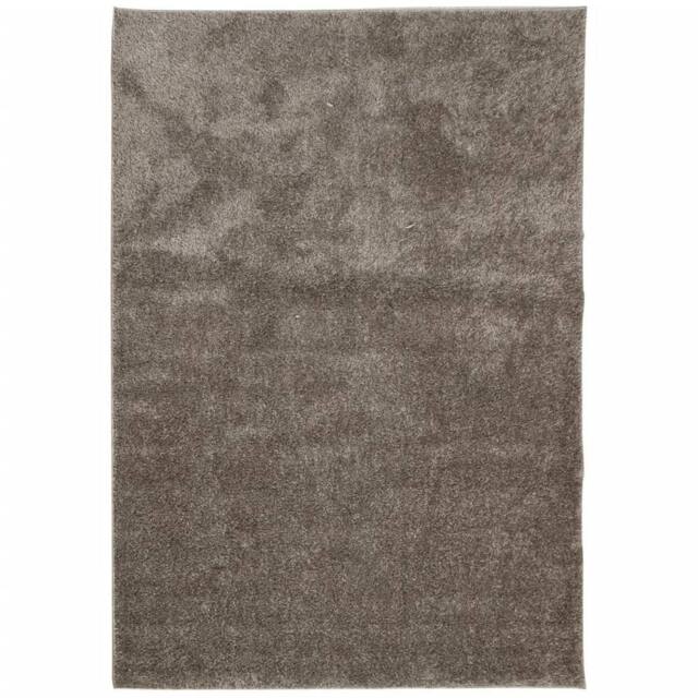 Berkfield Home Rug ISTAN High Pile Shiny Look Grey 120x170 cm - Size: Medium - image 1