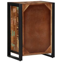Berkfield Home Sideboard 50x35x70 cm Solid Wood Reclaimed in Brown - Size: 50 x 35 x 70 cm - thumbnail 4