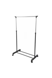 JVL Adjustable Clothes/Garment Rail in Silver - Size: Large - thumbnail 1