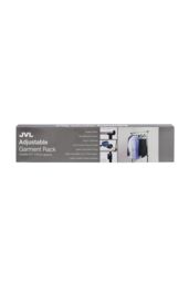 JVL Adjustable Clothes/Garment Rail in Silver - Size: Large - thumbnail 5