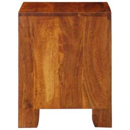 Berkfield Home Stylish Bedside Cabinet 2 pcs 40x35x45 cm Solid Wood Acacia in Brown - Size: 40 x 35 x 45 cm - thumbnail 1