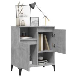 Berkfield Home Sideboard Concrete Grey 60x35x70 cm Engineered Wood - Size: 60 x 35 x 70 cm - thumbnail 4