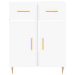 Berkfield Home Highboard White 69.5x34x180 cm Engineered Wood - thumbnail 8