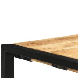 Berkfield Home Console Table 150x35x76 cm Solid Mango Wood in Brown - Size: 150 x 35 x 76 cm - thumbnail 4
