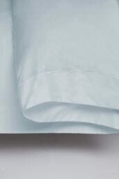 Belledorm Egyptian Cotton 400 Thread Count Oxford Duvet Cover in Duck Egg Blue - Size: Super King - thumbnail 1