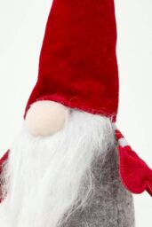 Homescapes Red Sitting Santa Gonk Christmas Decoration - thumbnail 2