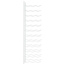 Berkfield Home Wall Mounted Wine Rack for 36 Bottles White Iron - thumbnail 5