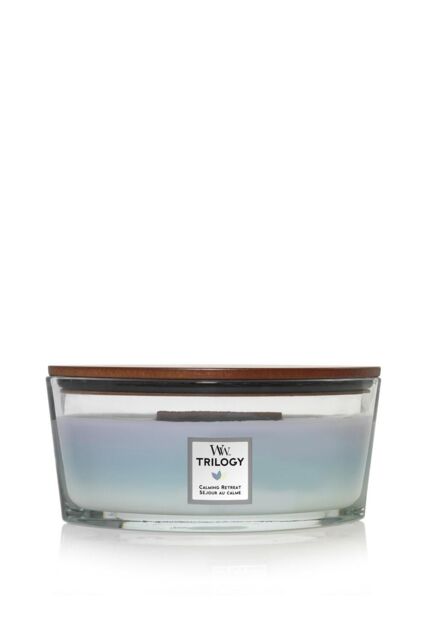 Woodwick Women's Trilogy Calming Retreat Ellipse Candle - image 1