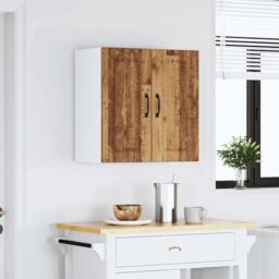 Berkfield Home Kitchen Wall Cabinet Lucca Old Wood Engineered Wood in Brown - thumbnail 4