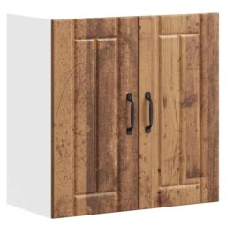 Berkfield Home Kitchen Wall Cabinet Lucca Old Wood Engineered Wood in Brown - thumbnail 2