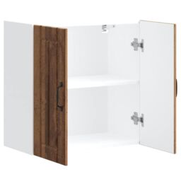Berkfield Home Kitchen Wall Cabinet Lucca Old Wood Engineered Wood in Brown - thumbnail 6