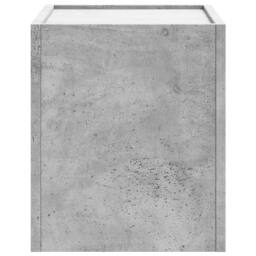 Berkfield Home Wall-mounted Bedside Cabinets 2 pcs Concrete Grey 45x30x35 cm - Size: 45 x 30 x 35 cm - thumbnail 6