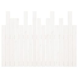 Berkfield Home Wall Headboard White 108x3x80 cm Solid Wood Pine - Size: 108 x 3 x 80 cm - thumbnail 5