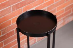 simpa 2 Tier Colour Metal Flower Plant Pot Holders in Black - thumbnail 6