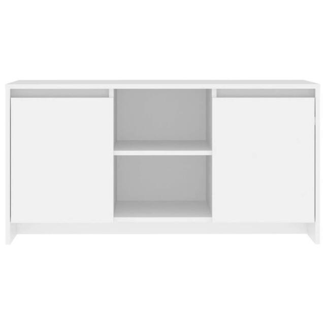 Berkfield Home TV Cabinet White 102x37.5x52.5 cm Engineered Wood - image 1